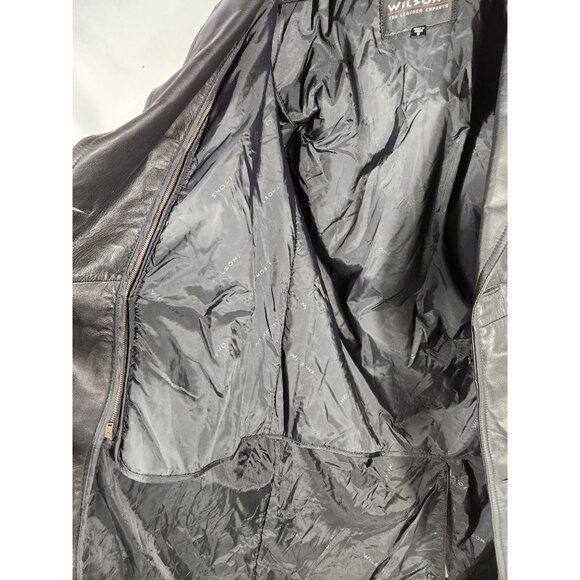 Wilson Leather Thinsulate Midi Trench Coat w Zip Out US/S - Picture 5 of 9